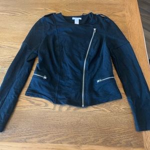 Candies asymmetrical zip jacket